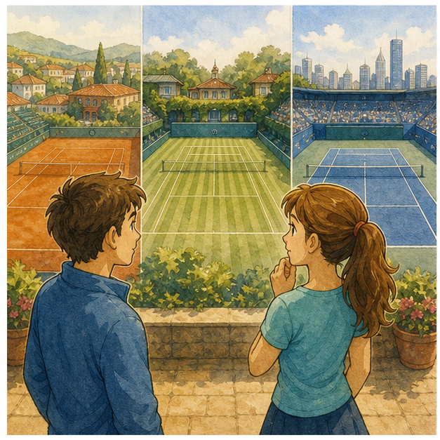 Illustration 3: Surfaces Change the Match