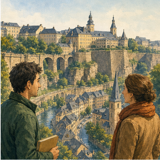 Illustration 2: Luxembourg City: A Fortress City on Different Levels