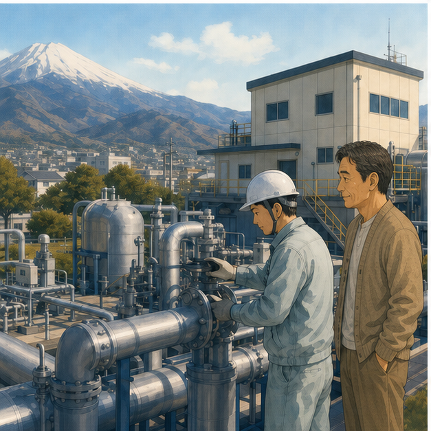 Expected lesson illustration for Researching Your Son's Internship: Tokyo Gas Yamanashi: Tokyo Gas Yamanashi.
